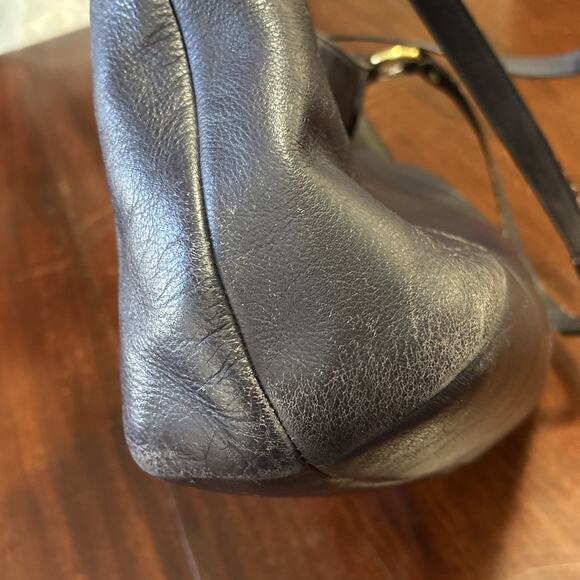 Coach Campbell Carryall Black Leather Handbag H1381-F24961 Shoulder Tote - Picture 8 of 15